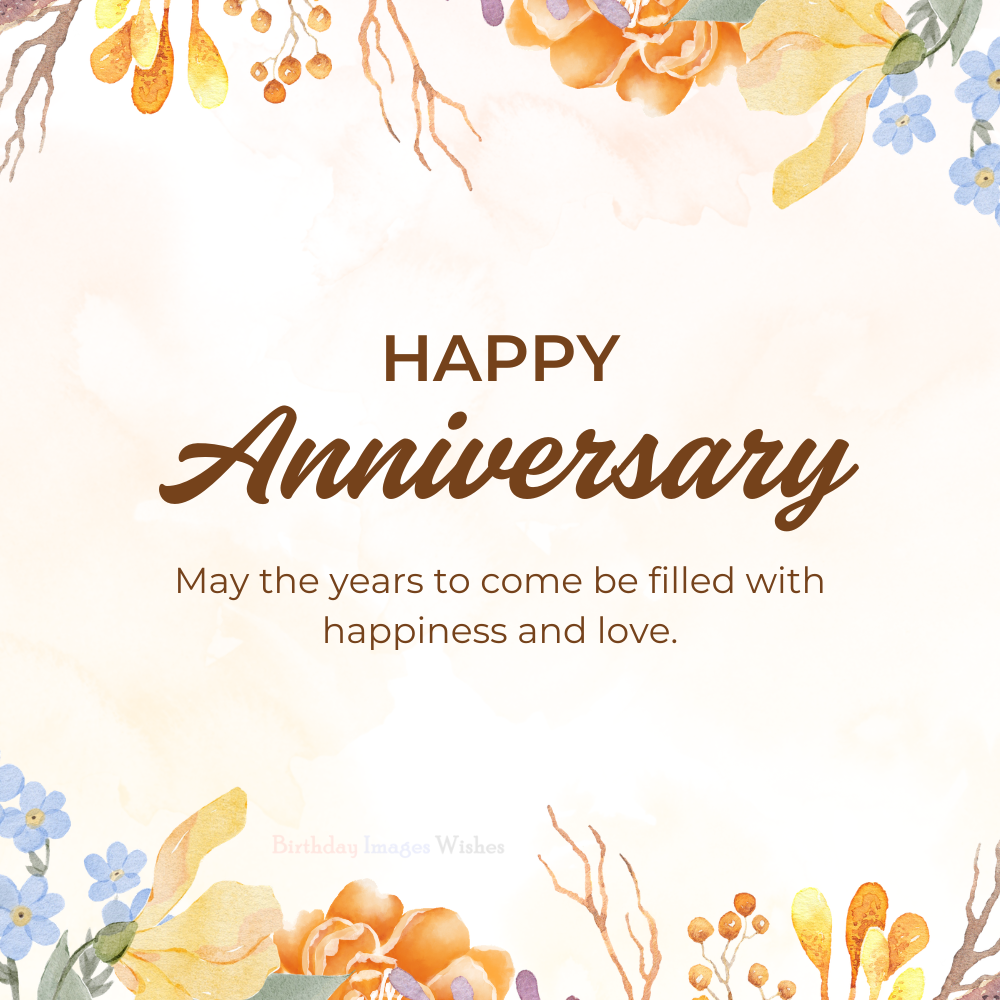 Beautiful Happy Anniversary Images and Wishes with Artistic Watercolor Floral Theme Beautiful Happy Anniversary Images and Wishes with Artistic Watercolor Floral Theme