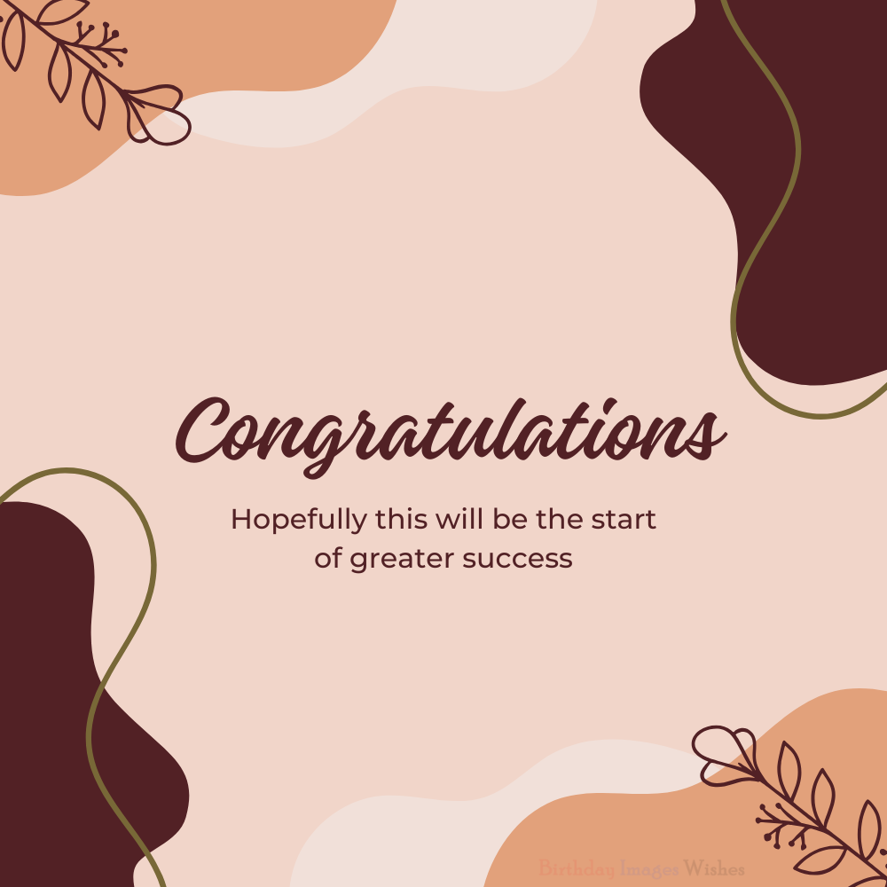 Modern Abstract Congratulations Images and Wishes for Professional and Personal Achievement