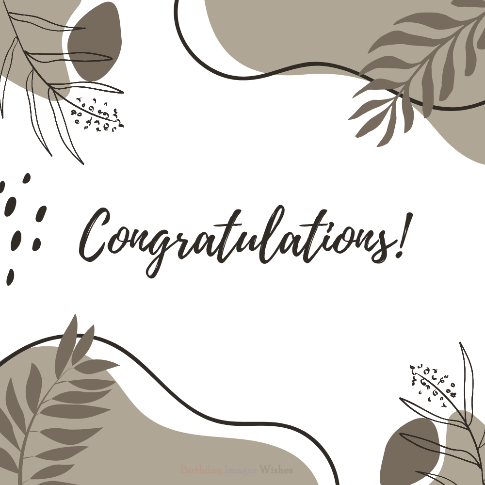 Minimalist Aesthetic Congratulations Images and Wishes for Success and New Beginnings