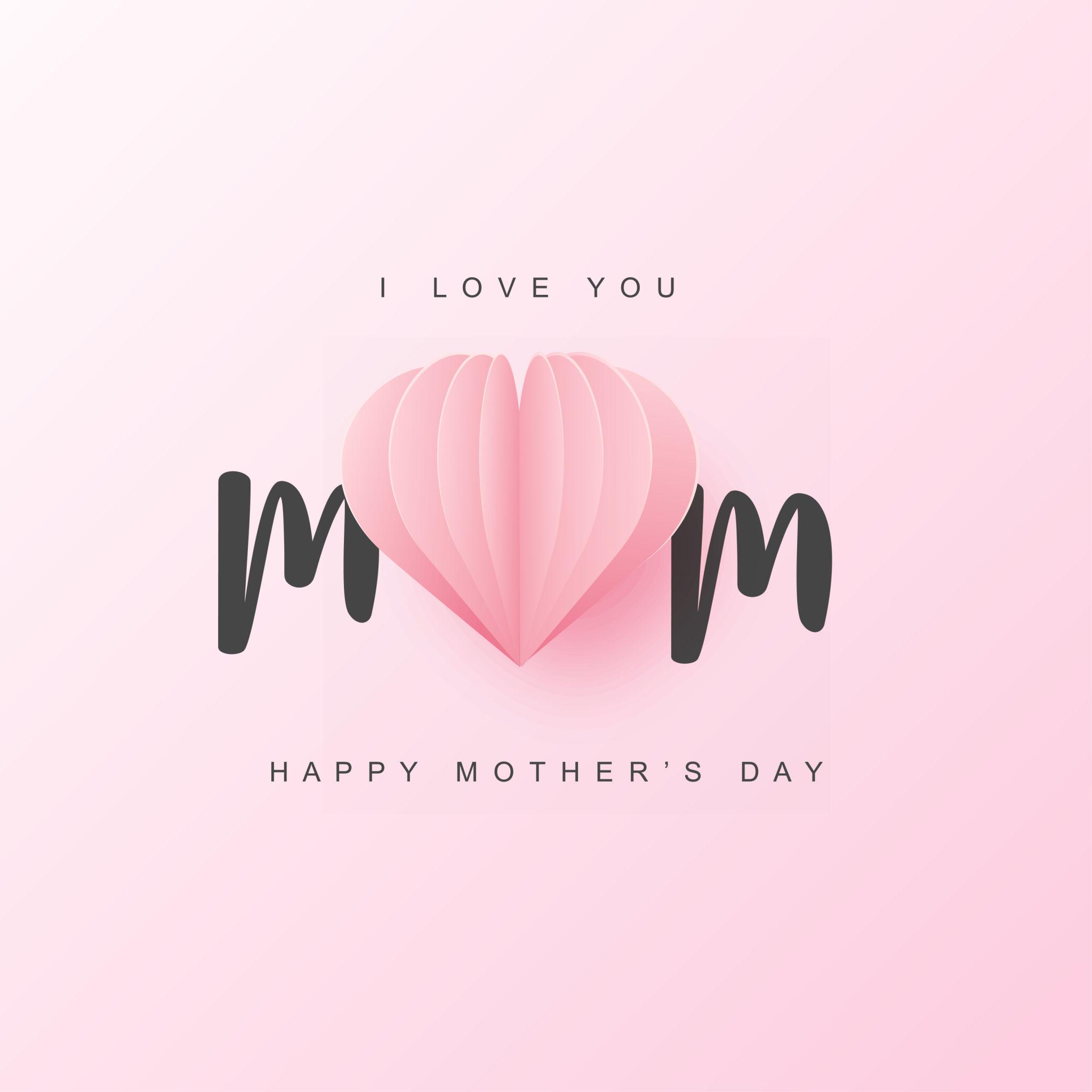 Inspirational Mother’s Day message card design