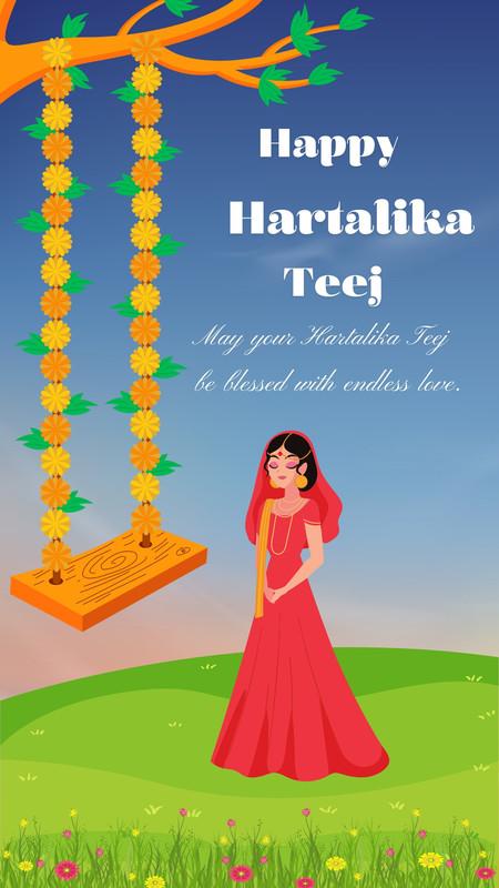Happy Hartalika Teej Images