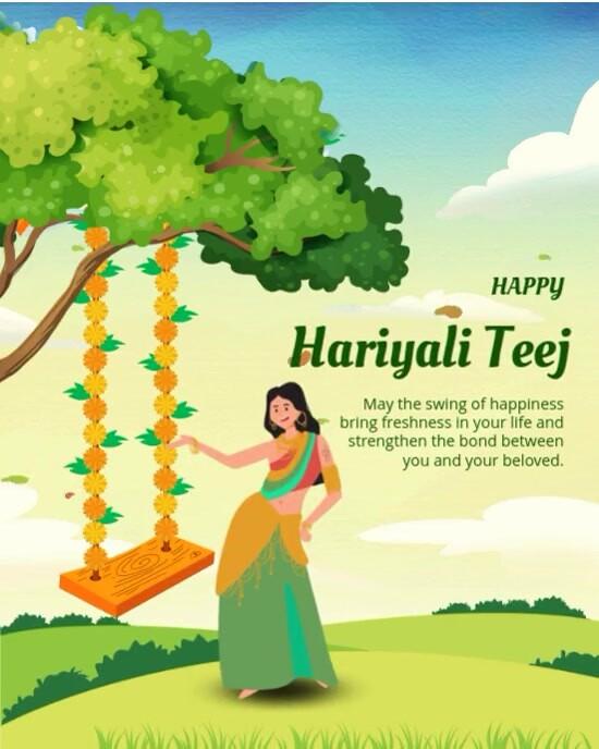 Happy Teej Wishes In Hindi