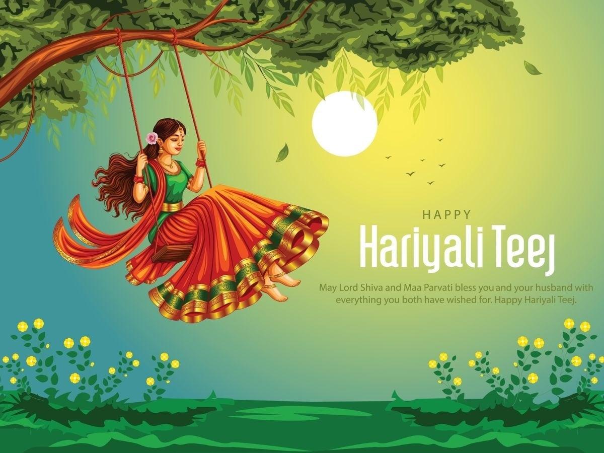 Happy Teej Wishes In Hindi
