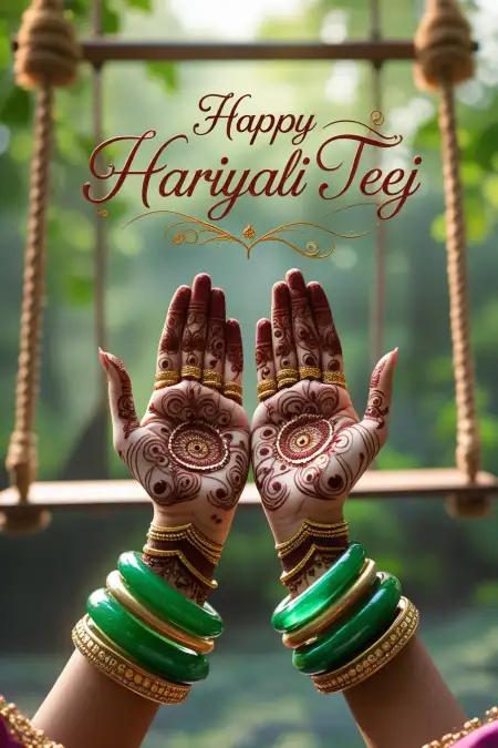 New Mehndi Design For Teej Festival 
