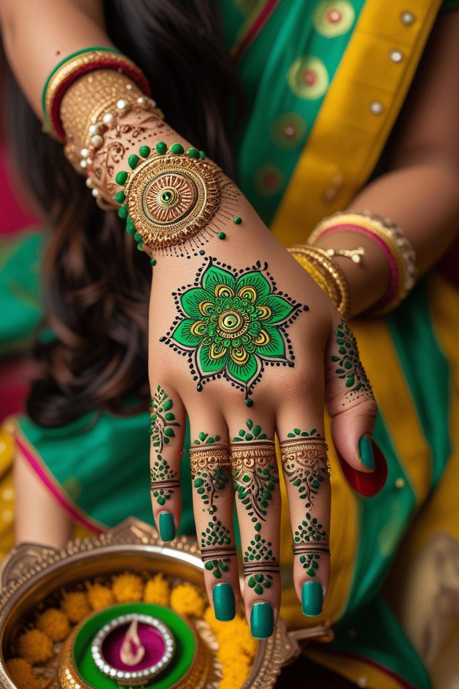 New Mehndi Design For Teej Festival 