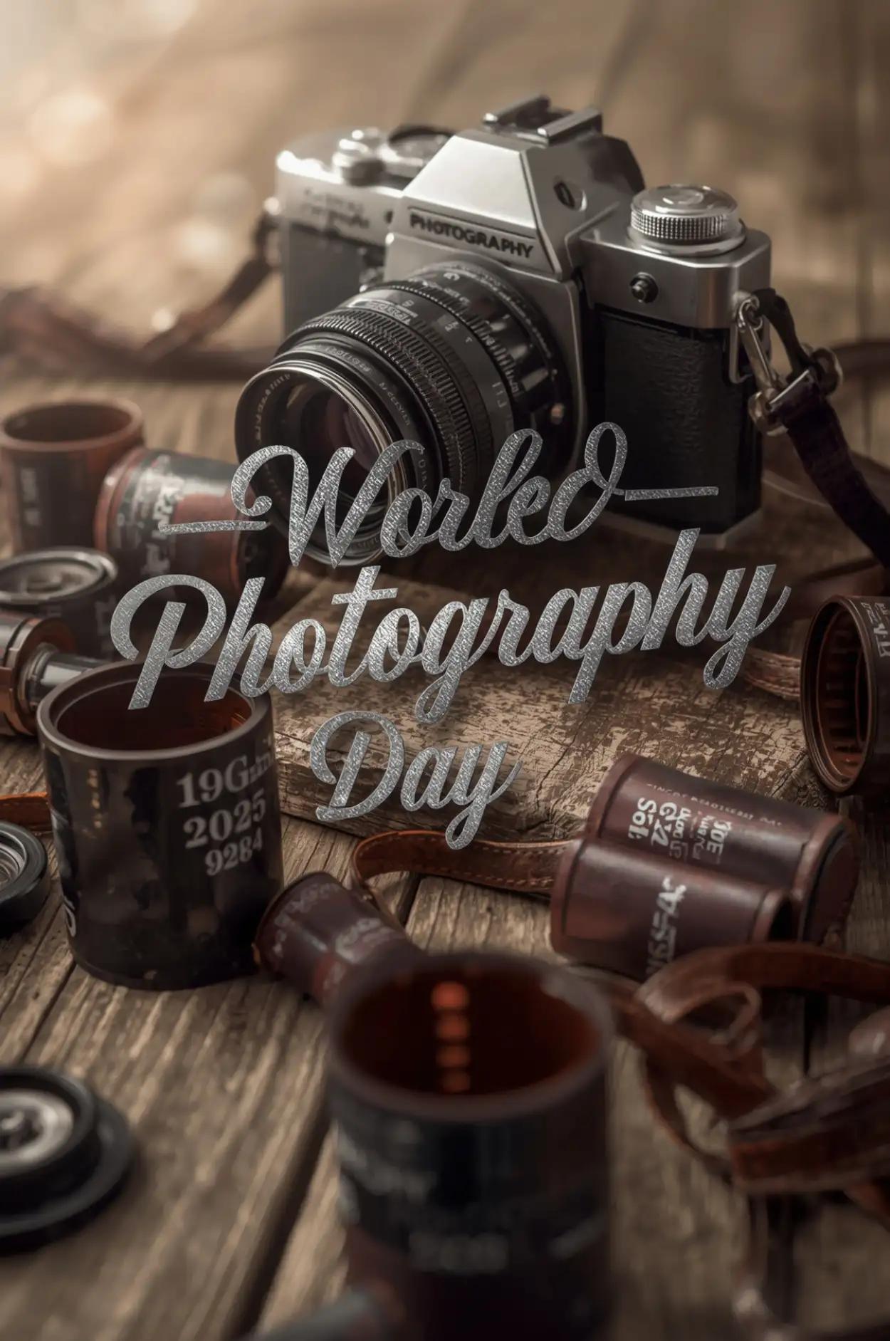 Photographer with camera and wishes