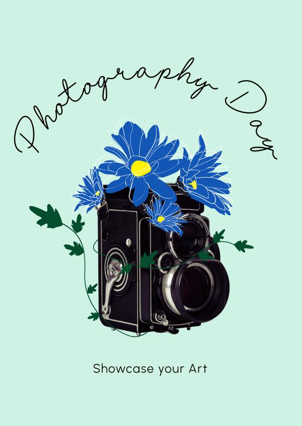 Happy World Photography Day greeting image