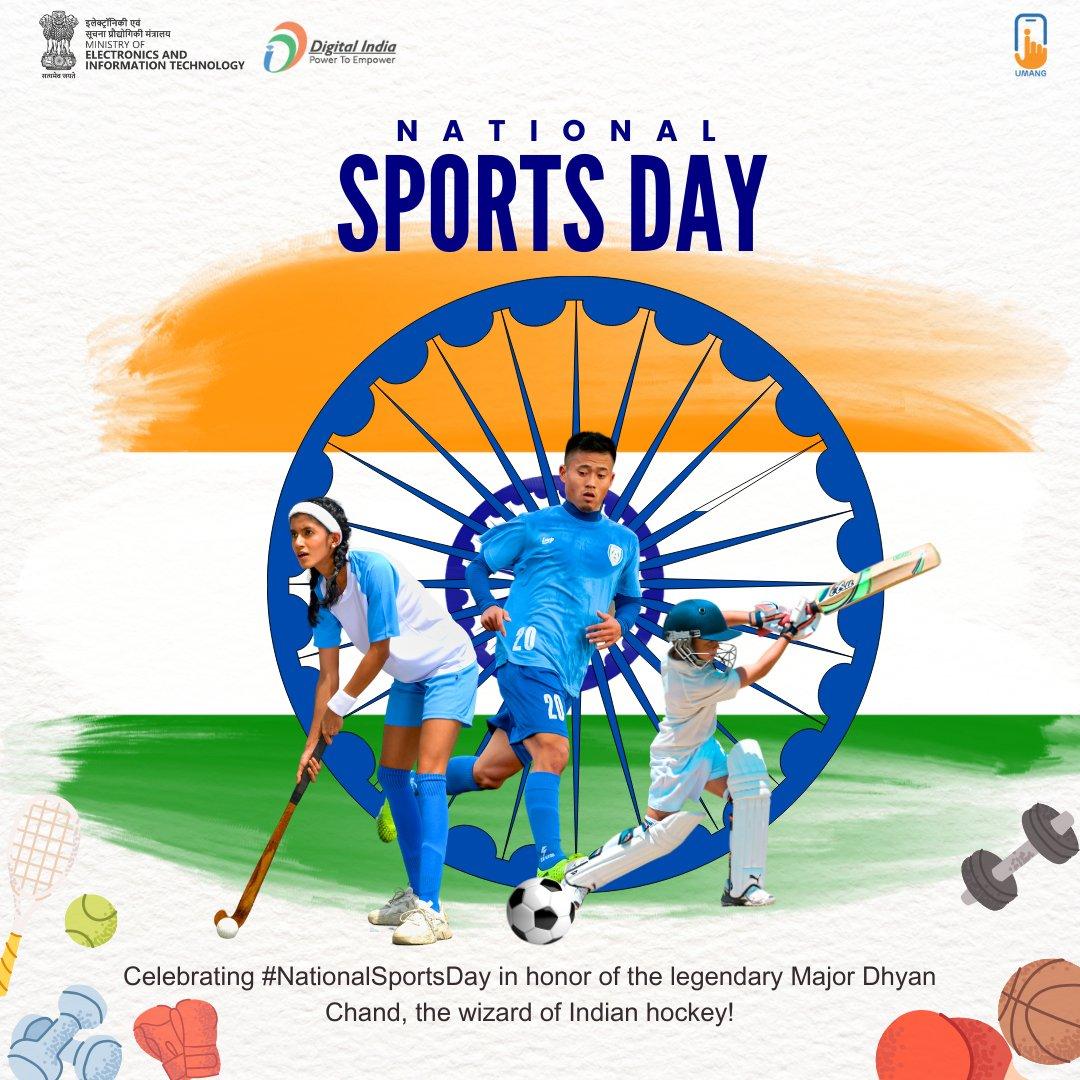 Wishing Happy National Sports Day 2026 