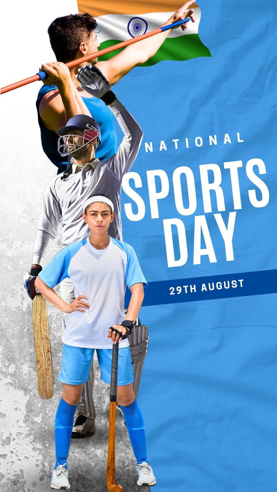 Insta National Sports Day Images Best Greeting National Sports Day Wishes Messages