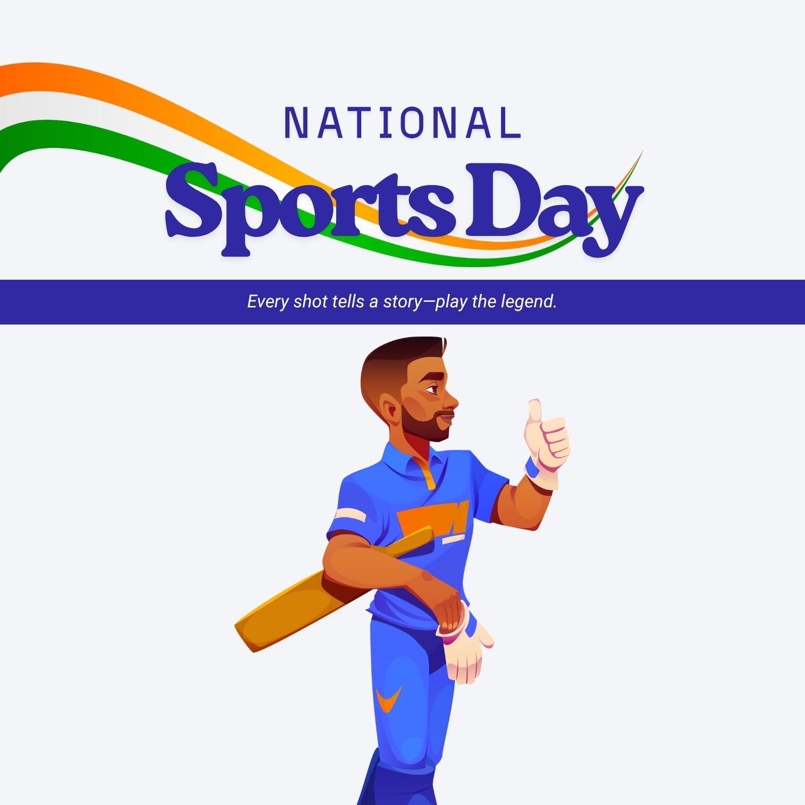 Background Image For Wishes National Sports Day Best Greeting National Sports Day Wishes Messages