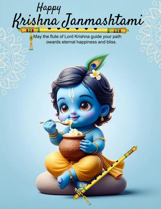 Flute Playing Krishna Janmashtami Images and Wishes Flute Playing Krishna Janmashtami Images and Wishes