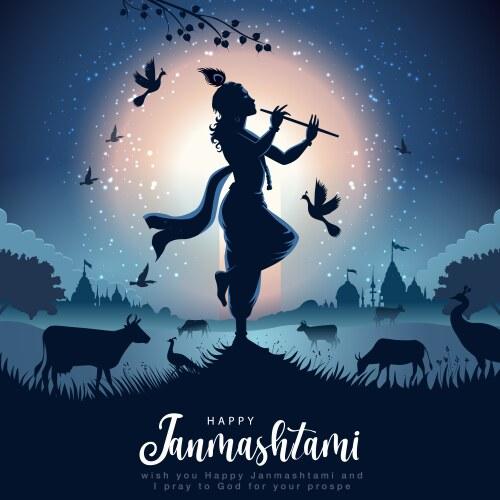 Lovely Image For Wishes Krishna Janmashtami Latest Images of Shree Krishna Janmashtami