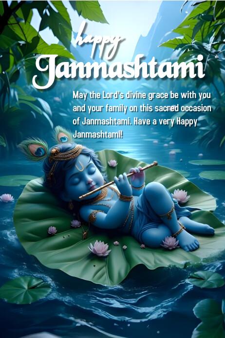 Krishna Janmashtami Wishes Photo 