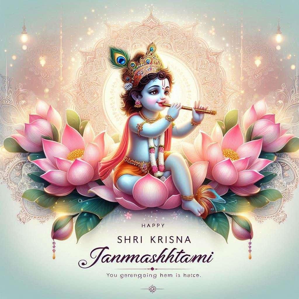 Krishna Janmashtami Social Media Post 