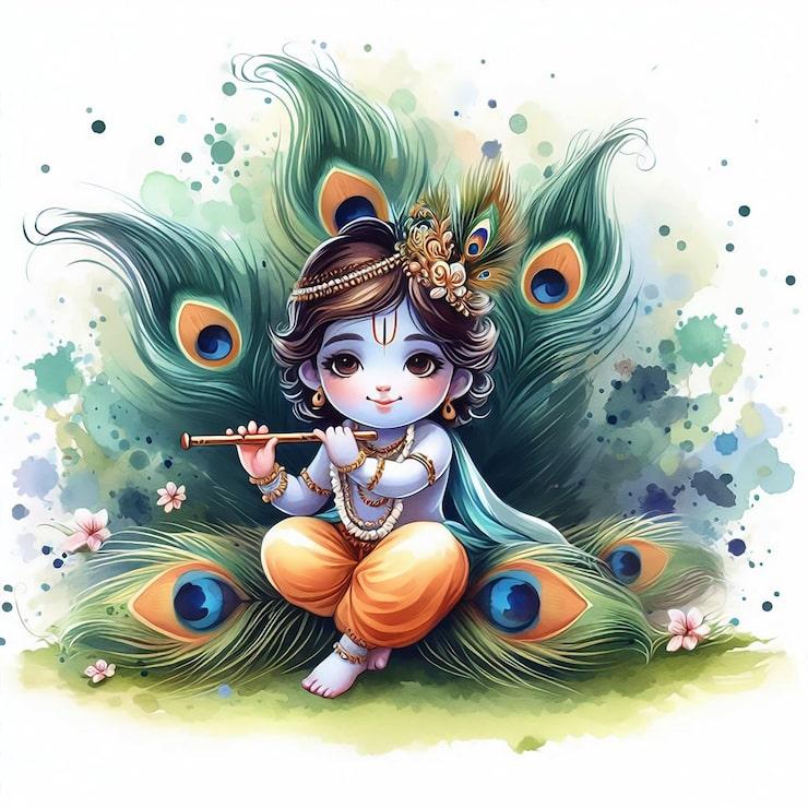 2026 Happy Janmshtami Quotes Wallpaper