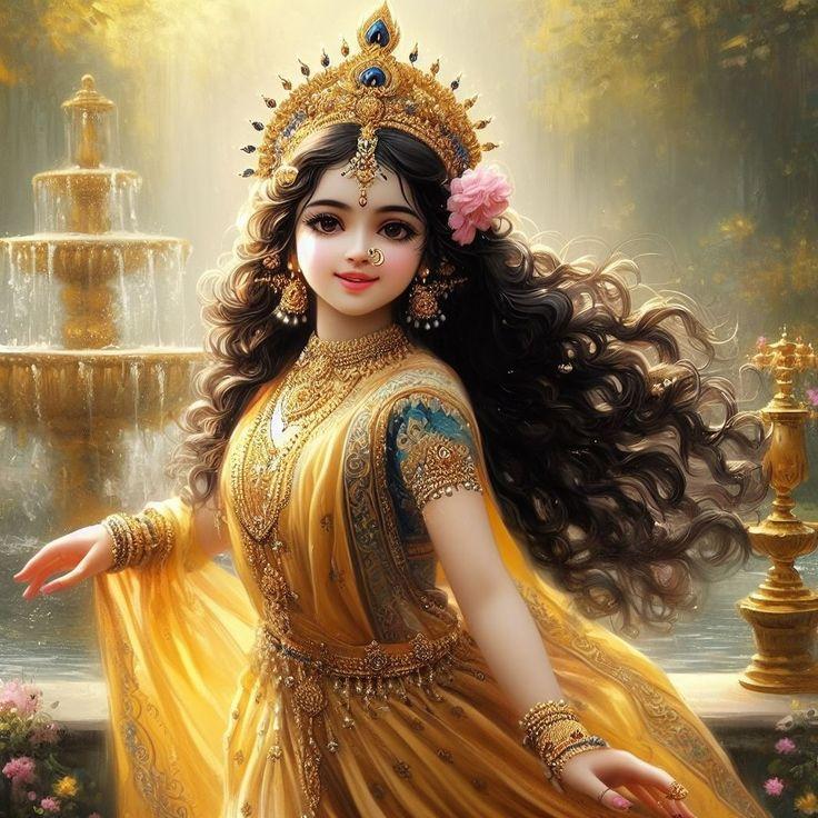 Radha Rani Blessings Shri Radha Rani divine blessings wishes image