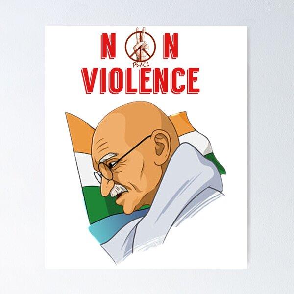 Mahatma Gandhi peace and non violence greeting
