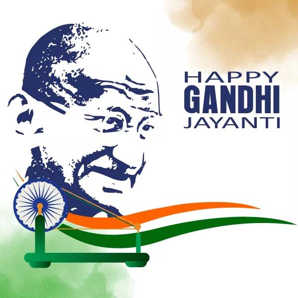 Gandhi Peace Greeting Mahatma Gandhi peace and truth inspirational greeting