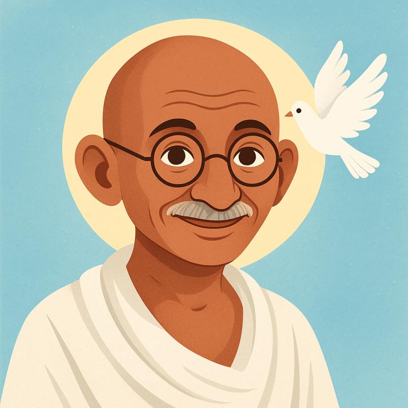 Non Violence Wishes Gandhi Jayanti non violence inspirational poster