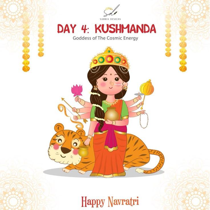 Happy Mata Kushmanda Navratri Wishes HD Image Importance of Mata Kushmanda Navratri Wishes Messages