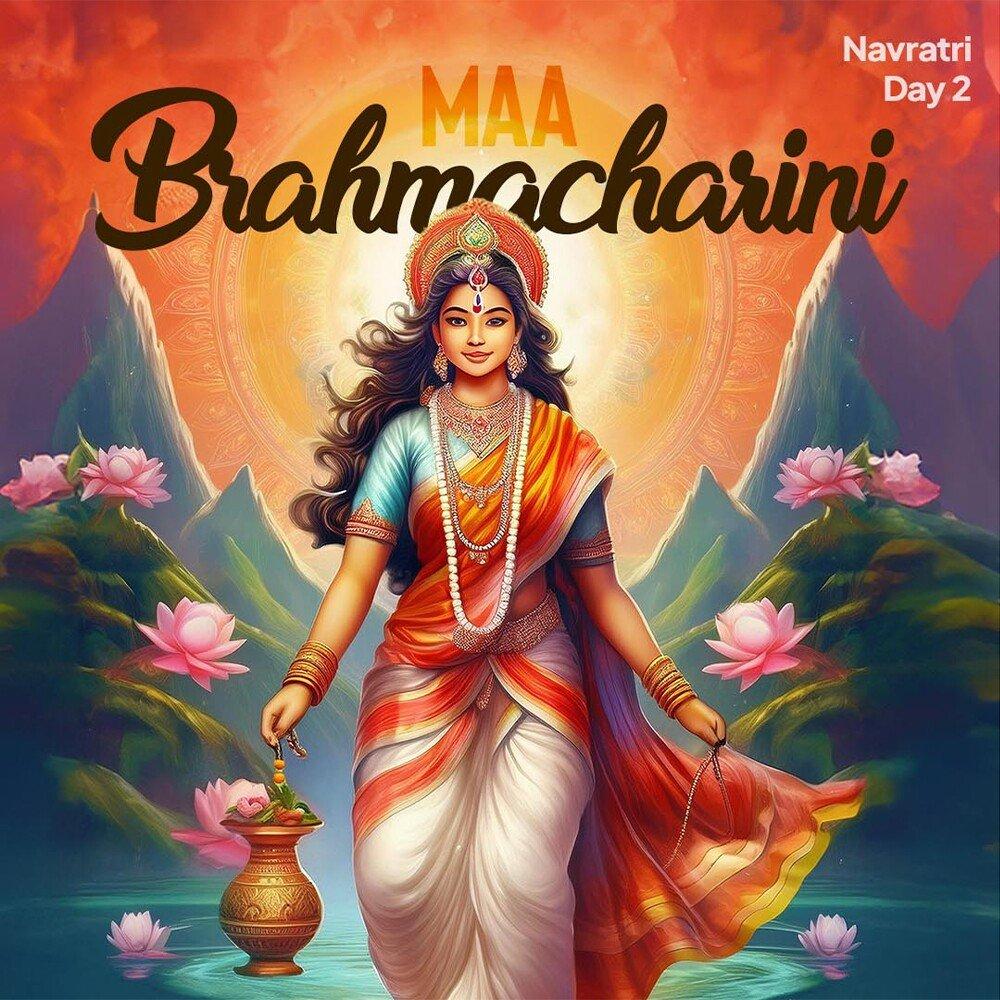 Best Image For Maa Brahmacharini Navratri Wishes Best Second Day of Maa Brahmacharini Devi Navratri Wishes Messages Quotes