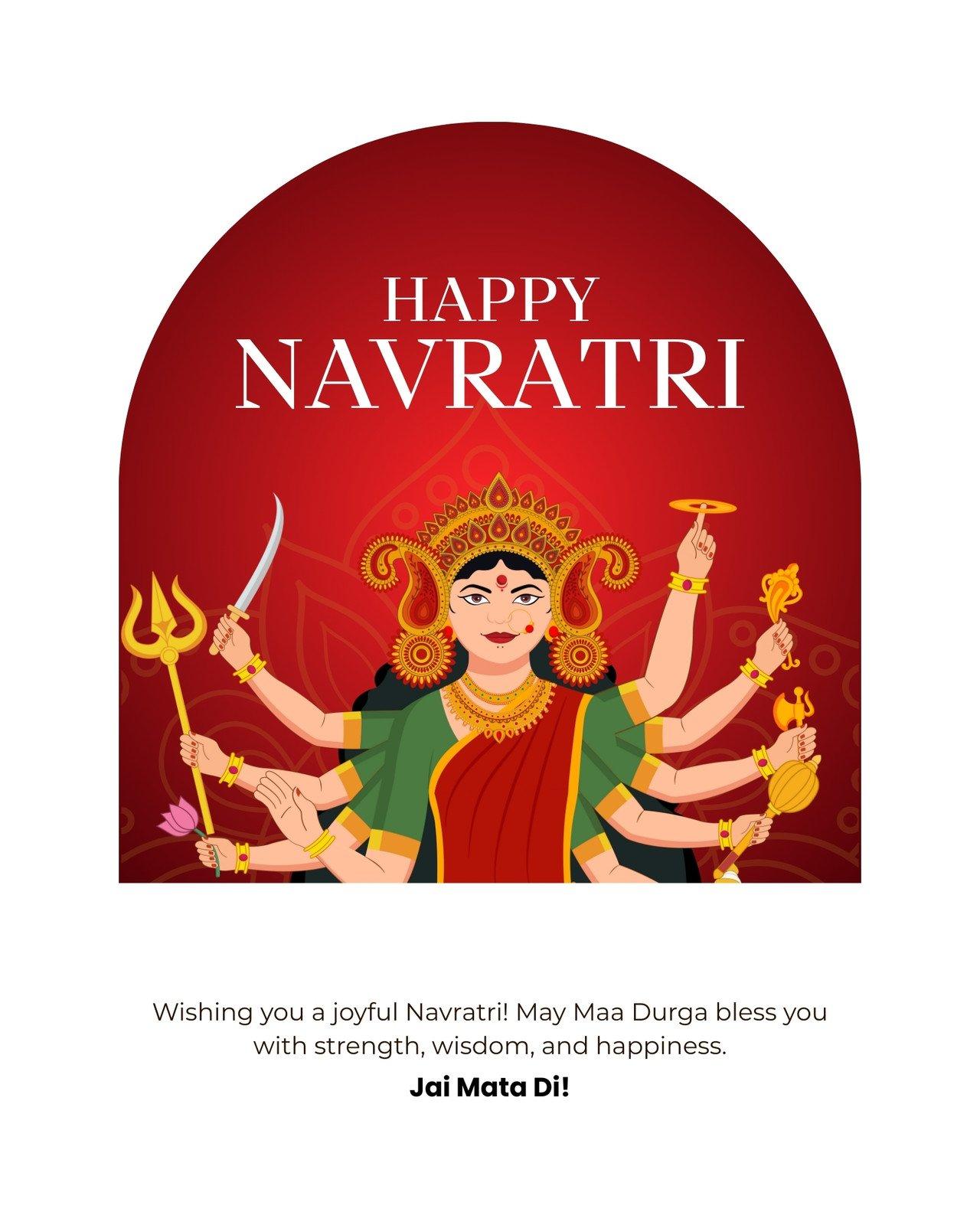 First Day Of Navratri Wishes Messages and Quotes 