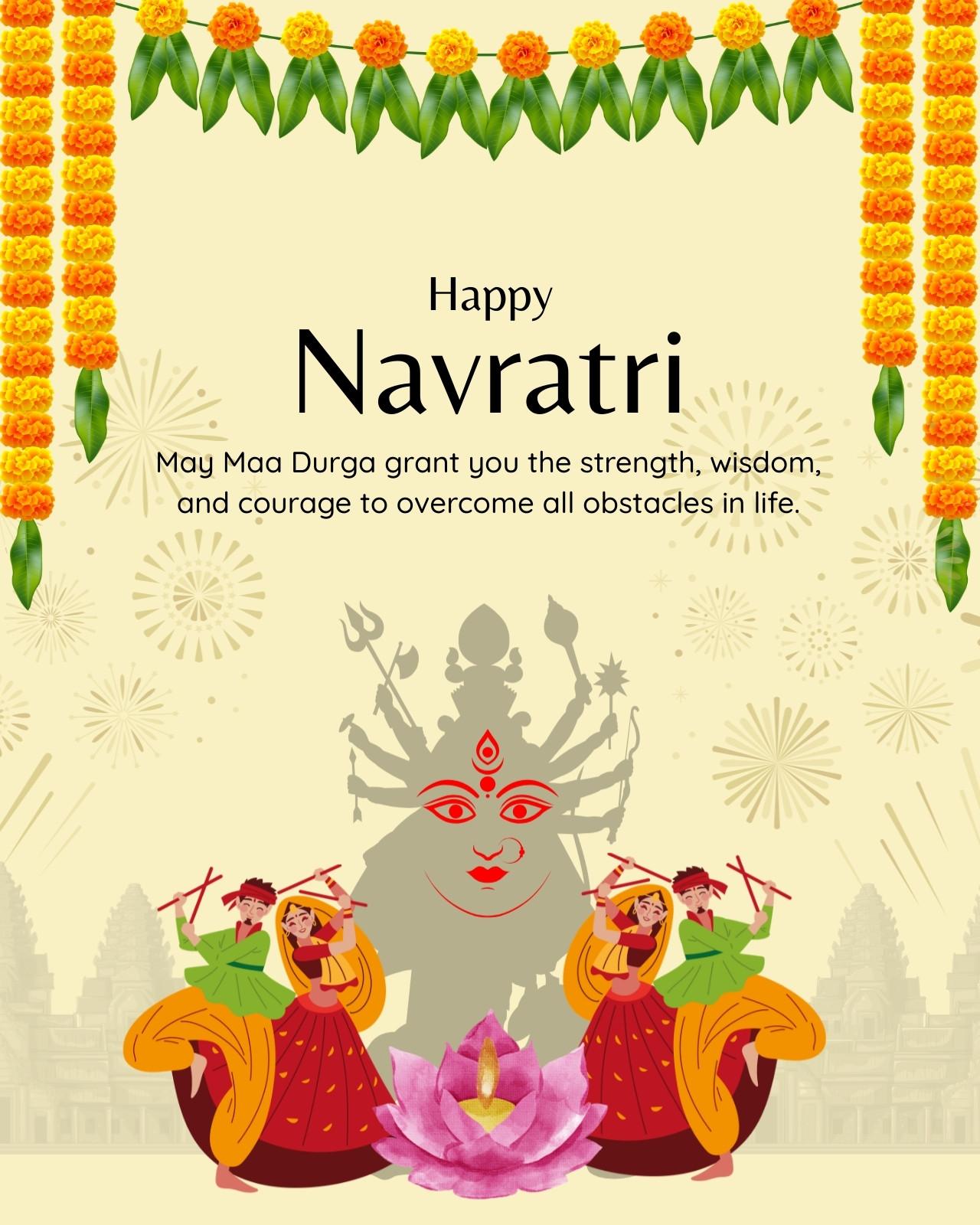 Wallpaper Pic For Happy Navratri Best Navratri Wishes Messages and Quotes