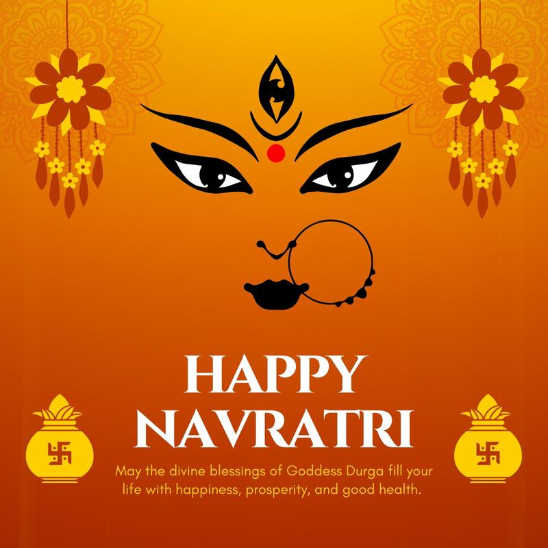 Friendly Navratri Festival Wishes Photo 